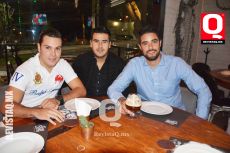 Haziel Rodríguez, Kevin Martín y Sebastián Bartolleri