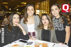 Jennifer Altamirano, Natalia Lamadrid, Andrea Ruiz y Daniela Briseño