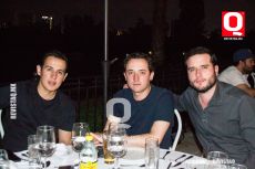 A  Andrés Laborde, Santiago Arena y Alejandro Arena