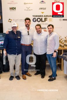 Marco Mendoza, Benjamín García de Quevedo, Mauricio Mendoza y Josué Canales