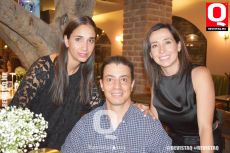 Martha Videgaray, Pablo Huerta y Dennis Haro