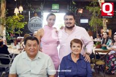 María José Monjaras,Omar Barron ,Eliseo Barron y Carme Mata