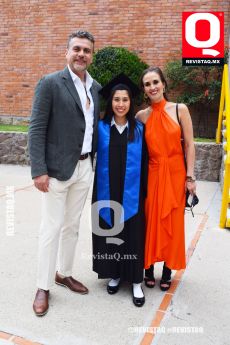 Luis Ruíz, Andrea Ruíz y Fernanda Campos