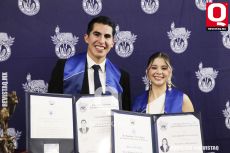 Carlos Flores y  Carla Pamela Corona