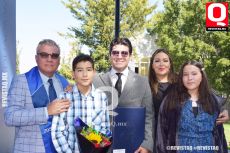 César Lujan, Alberto Arvizu, César Luján, Idalia Chávez y Frida Arvizu