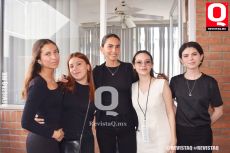A   Sofía Lanuza, Camila Corona, Regina Rivas, Sofía López y Galia Márquez