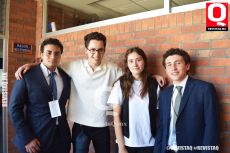 Fabián Velazquez,  Paulo Zepeda,  María Paula Maldonado y Camilo Arredondo
