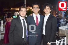 Enrique Cortázar, Gabriel Sandoval y Angel Medrano