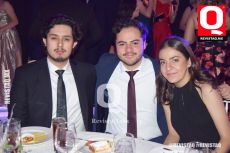 Rafael Lozornio, Axel Padilla y Daniela Padilla
