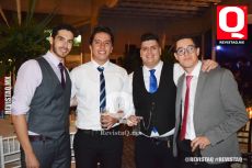 Óscar Valtierra, Uriel Ortiz, Brandon Vargas y Guillermo Bonilla