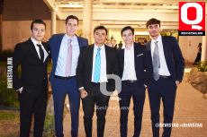 A    Juan Carlos Torres , Rafa González, Toño Romero, Jorge Videgaray y Rodrigo Fernández