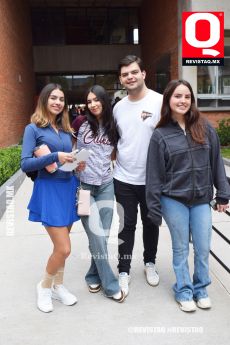 Alejandra Ulloa, Sofía Fava, Emiliano Escobar y Miranda Díaz, best friends