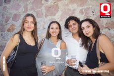 Ana Paula Aguirre, Daniela Villanueva, Patricio Landin y Carolina Gamboa