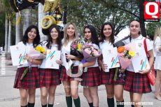 A  Ana Mejía, Natalia Roa, Ayari Hernández, María Rabago, Mía Neri y Karola Zarate