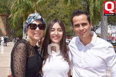 Denisse Trujillo, Natalia Roa y Eduardo Roa