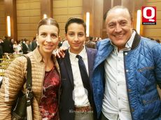 A   Adriana Bonilla, Marcelo Cuadra y Pancho Cuadra