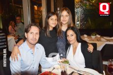 Daniel Alcántar, Giuliana Alcántar, Daniela Alcántar y Claudia Ayala