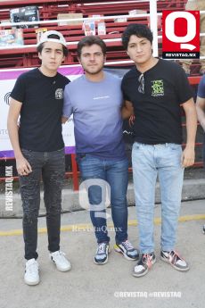 Agustín Cuadra, Mauricio Vera y Max Aguilar
