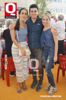 Mariana Zarate, Jaime Aguirre y Vanessa Aguirre