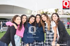 A  Miranda Fox, Paola Hinojosa, Meli Pérez, Joselyn González, Vene León e Isa López