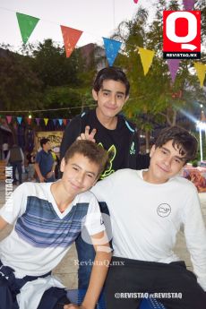 Pablo Villanueva, Flavio Agustín y Dante Calvillo