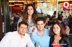 Mauricio Sairik, Yenny Salazar, Paolo Salazar y Marilin Salazar