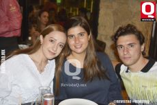 Natalia Guerrero, Sofía Campos y Francisco Cabria