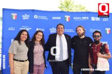 Melissa Delgado,  Lupita García,  Alfredo de Alba, Edgar Ludart y Adrian García
