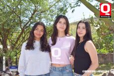 Sofía Pacheco,  Jennifer Orozco y Mariana Campos