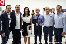 A   Álvaro Madrigal, Benjamín Reyes, Elvira Tova, Luis Rodrigo González, Benjamín Orozco y Librado Padilla