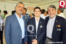 Alejandro Oviedo, Guillermo Webb y Ricardo Garrido