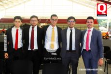 A  Fabián Torres, Roberto Sánchez, Juan Carlos Quezada, Emilio Origel y Marcelo Rodriguez