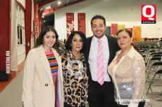 Andrea Sánchez, Elizabeth Maya, Josué Maya y Rocío Maya
