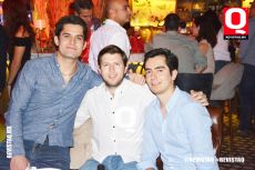 Edgar Estrada, Diego Dávila y Braulio Pérez