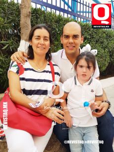Víctor Franco y familia