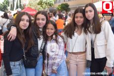Elisa Márquez, Sofía Segoviano, Romina Mata, Carlota Torres y Romina Hernández
