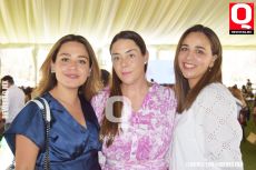 Johanna Enriquez,  Eleonora Muñoz y Sara Ríos