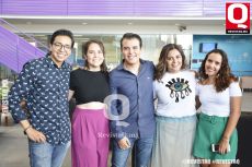 Pedro Vilchis, Carla Bermúdez, Carlos Soto, Cristina López y Valeria Vargas