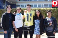 A  Alonso Villaseñor, Mylos Torres, Isaac Mojica y Fernanda Guzmán