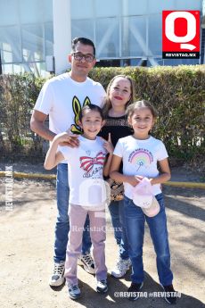 Adrián Maldonado, Valeria Maldonado, Harlem Díaz y Sofía Maldonado