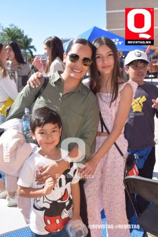 Alejandra Galiano, Mateo Mayagoitia y Ashley Mayagoitia