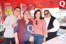 Pablo Ortiz, Laura Escobedo, Isabel Baca y Norma Pérez