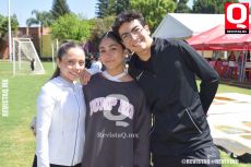 Regina Moreno, Oriann Arias y Franco Andrade