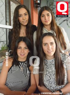 Jocelyn Alí, Mariana Padilla, María José Díaz Infante y Bárbara Fernández