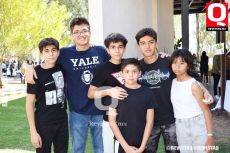 Francisco Orozco, Isaac Mojica, Luis Orozco, Gabriel Mojica y Ruth Alonso