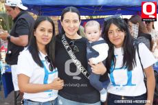 Paola Delgado, Luza Santoyo y Vanessa Jurado