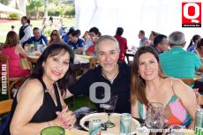 Olga Gutiérrez,  José Luis Padilla y Claudia Díaz de León