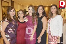 Martha Alicia Romo, Esthela Lira, Sandra Loza, Blanca Delia Romo y Tere Guzmán