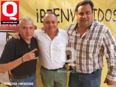 Rolando Gómez  Jorge Dávalos y Gustavo Guzmán