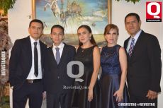 Memo  Arrona, Fernanda Muñóz, Máximo Arrona, Yessica Arrona, Lic Edna Jessica Muñóz Escoto y  Guillermo Arrona